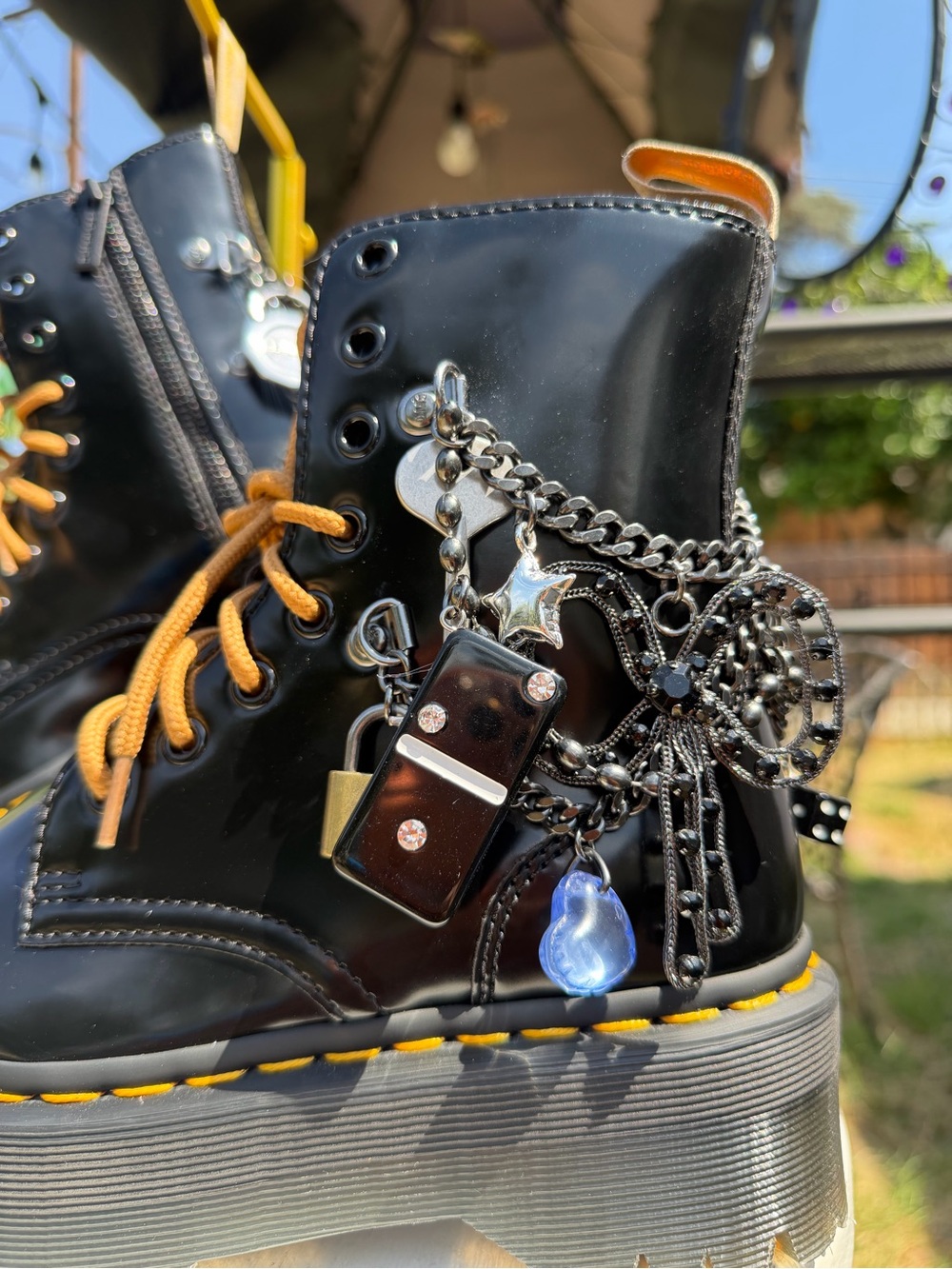 VEGAN JADON BOOT MARC JACOBS PLATFORMS - Picture 2 of 8